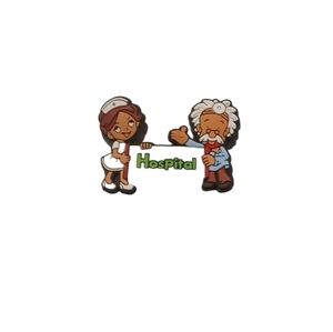 Nurse With Doctor Shoe Charm